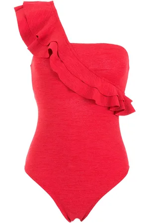 CLUBE BOSSA Siola ruffle-trimmed swimsuit