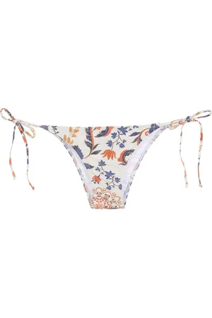 Lygia & Nanny Low-rise side-tie bikini bottoms