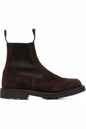 TRICKERS Elasticated side-panel boots