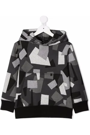 Stella McCartney Geometric camouflage hoodie