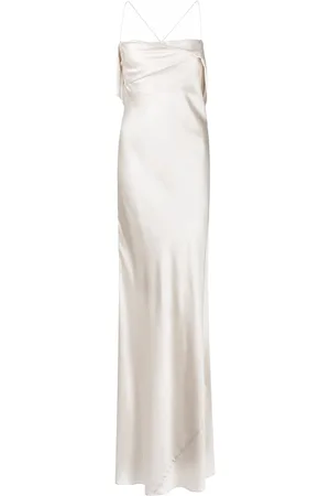 Michelle Mason Silk cowl neck gown