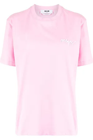Msgm Chest-logo crew neck T-shirt