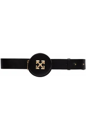 Shop Off-White Arrow Leather Belt H25