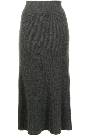 Cashmere In Love River A-line cashmere skirt