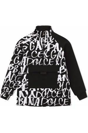 Louis Vuitton Graffiti-print High-neck Cotton Blouson Jacket in