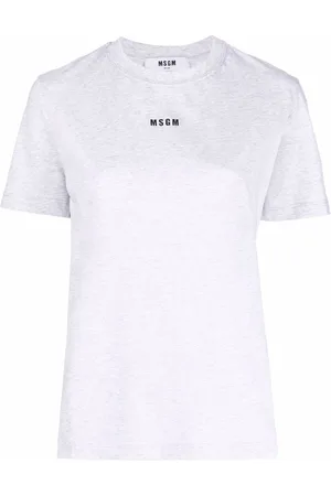 Msgm Logo-print cotton T-shirt