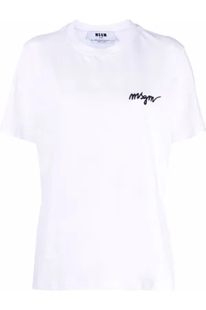Msgm Chest-logo crew neck T-shirt