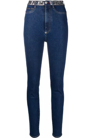 Philipp Plein Logo-embellished skinny-leg jeans