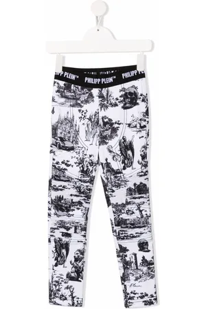 Philipp Plein En PLEIN air-print stretch-cotton leggings