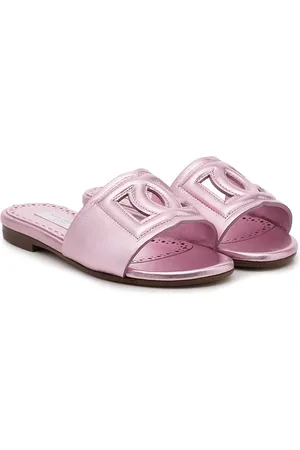 Dolce & Gabbana DG Millenials leather sandals