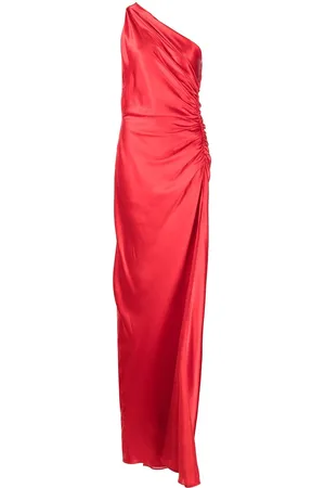 Michelle Mason Asym silk gown