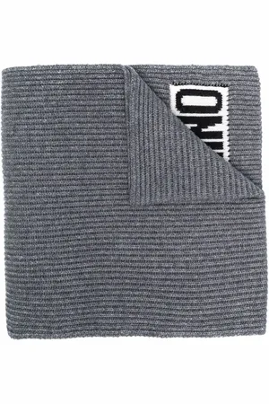 Moschino Logo-print detail scarf