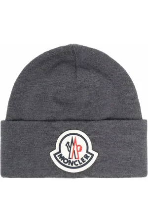 Moncler Logo-patch wool beanie