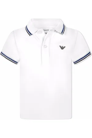 Emporio Armani Logo-print cotton polo shirt