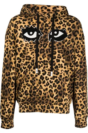 HACULLA Eye-print leopard print hoodie