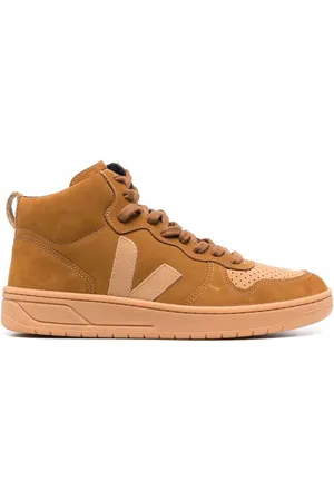 Veja V-15 nubuck high-top sneakers