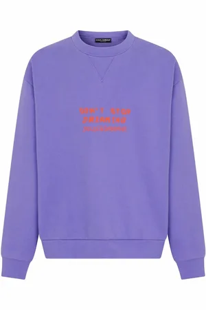 Dolce & Gabbana Embossed cotton-blend sweatshirt