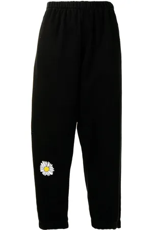 Natasha Zinko Daisy-print cropped track pants