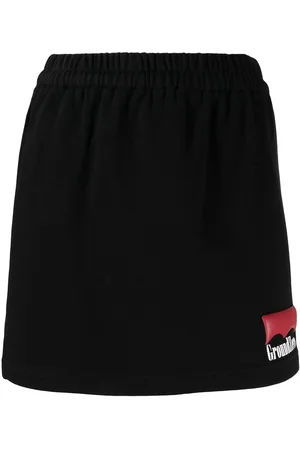 Ground Zero Logo-print jersey mini skirt