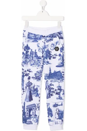 Philipp Plein En PLEIN air-print track trousers