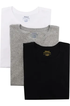 Ralph Lauren Logo-embroidered three-pack T-shirt