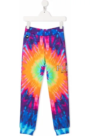 Philipp Plein Tie dye-print track pants