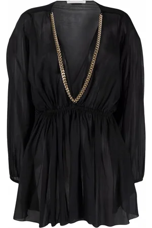 Stella McCartney Chain detail V-neck blouse