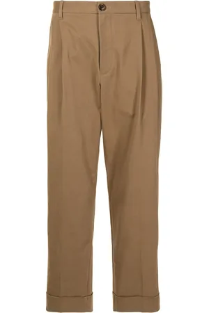 Ports V Turned-hem straight-leg trousers