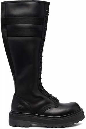 Premiata Striped knee-high boots
