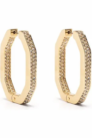 Swarovski Matrix heart-hoop Earrings - Farfetch