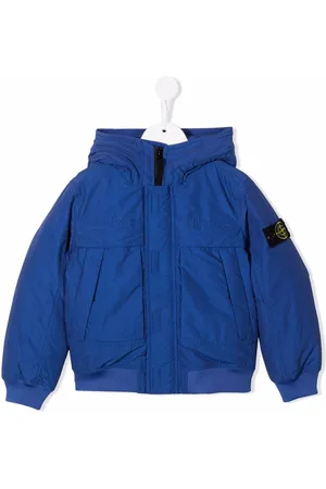 Stone Island Logo-patch sleeve jacket