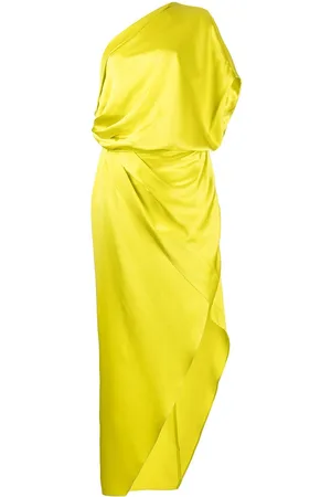 Michelle Mason Draped silk midi dress