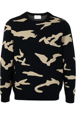 Ports V Camouflage-pattern wool sweater