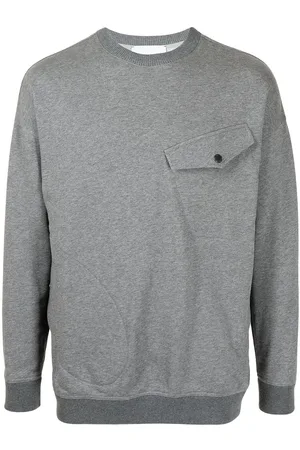 Ports V Chest flap-pocket jumper