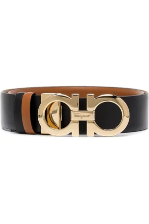 Salvatore Ferragamo Gancini reversible leather belt