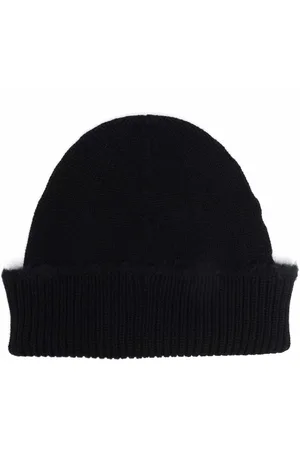 Barrie Ribbed cashmere beanie