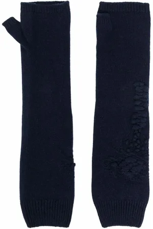 Barrie Fingerless cashmere mittens