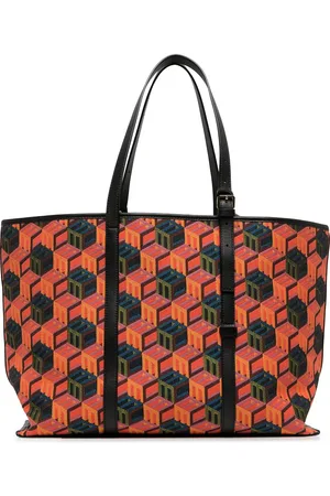 MCM Cubic-monogram jacquard tote bag
