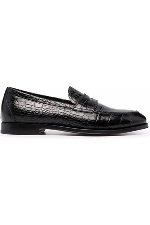 Scarosso Stefano crocodile-embossed loafers