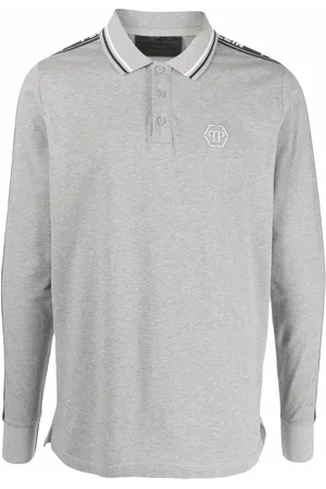 Philipp Plein Logo embroidered polo shirt