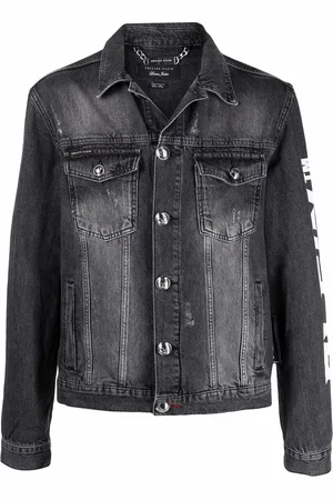 Philipp Plein Logo denim jacket