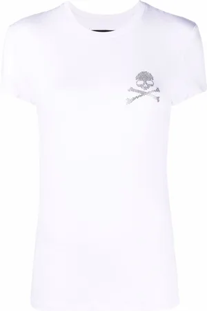 Philipp Plein Rhinestone-skull T-shirt