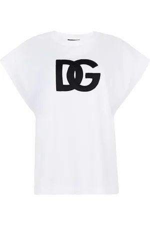 Dolce & Gabbana Interlock logo-patch T-shirt