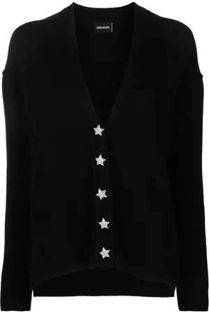 Zadig & Voltaire Star button cashmere cardigan