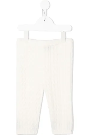 N.PEAL Cable-knit leggings