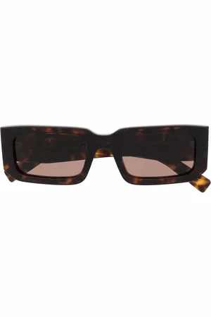 Prada Square-frame tortoiseshell sunglasses