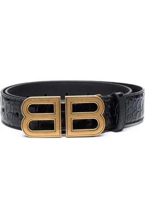 Burberry Double B Buckle Leather Belt - Farfetch