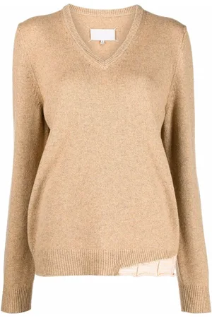 Maison Margiela Knitted V-neck jumper