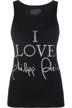 Philipp Plein Crystal-embellished tank top