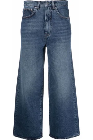 Totême Organic cotton cropped flared jeans